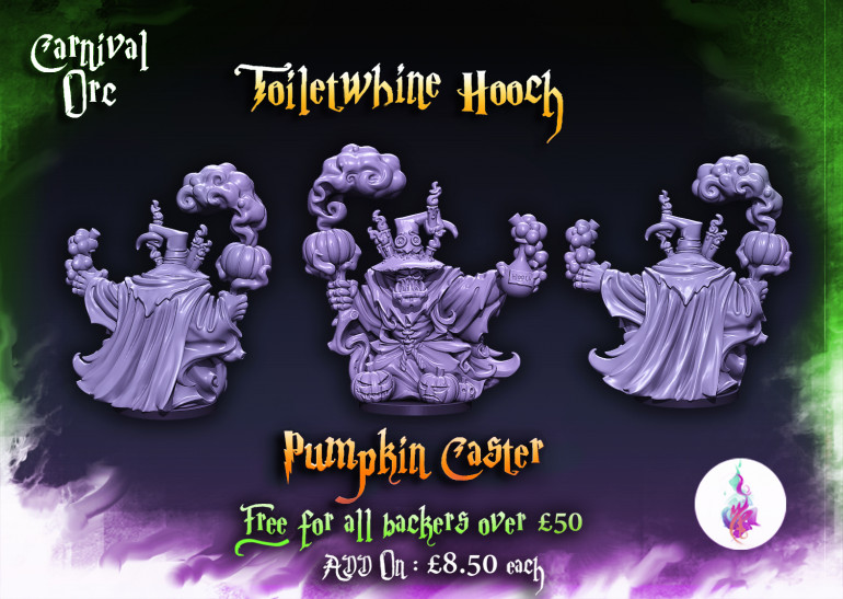 Mr Toiletwhine Hooch, the Pumpkin Caster - Miniatures Showcase Part 1