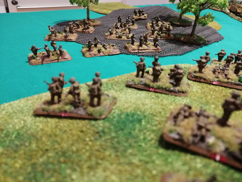 FBP ready to launch their assault out of the tree line