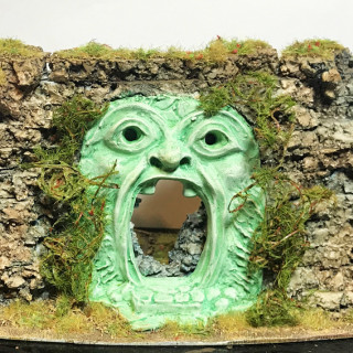 The Mouth of Orcus and a Statue