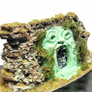 The Mouth of Orcus and a Statue