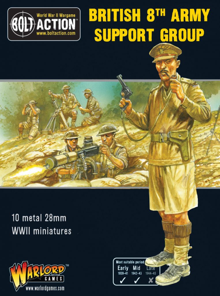 British 8th Army Support Group - Warlord Games