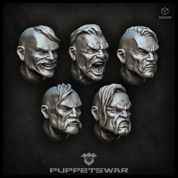Cossack Heads #2 - Puppets War