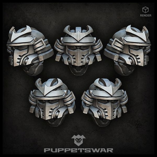 Samurai Helmets - Puppets War