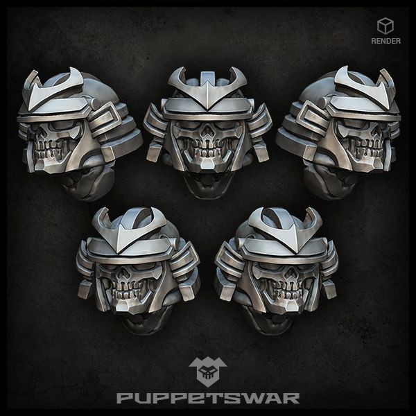 Samurai Reaper Helmets - Puppets War