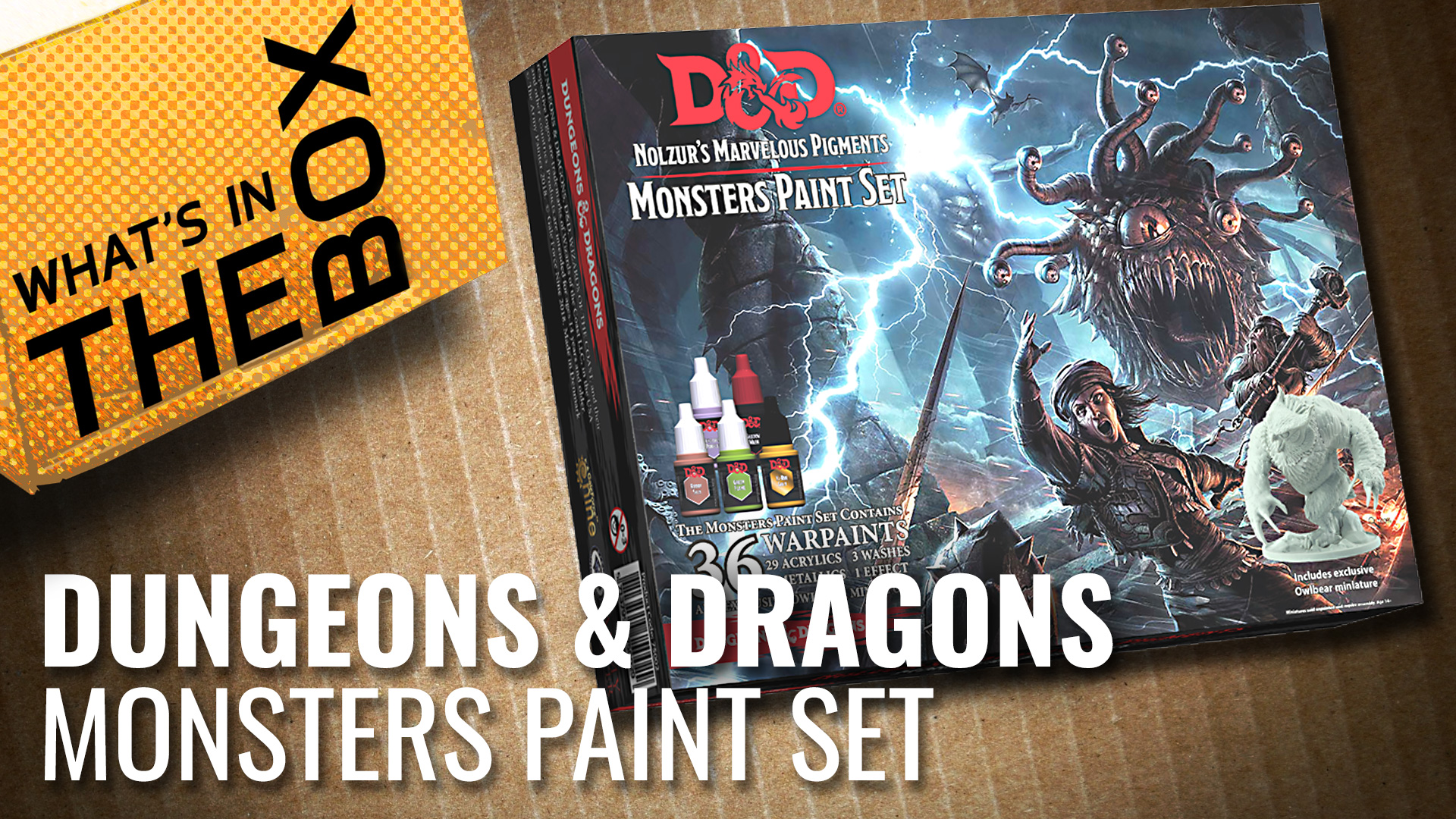 Unboxing: Dungeons & Dragons Monsters Paint Set – OnTableTop – Home of  Beasts of War