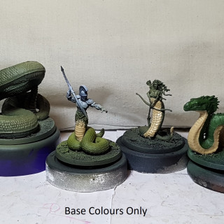 Green Scales - Python, Echidna, Basilisk, Cecrops, Medusa, Colchidian Dragon, and the Hydra