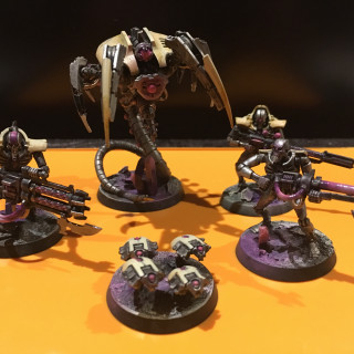 Purple Glow Necrons