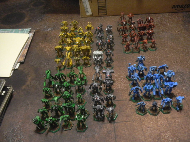 Found around 169 mechs from the early 90s. My Month long project just turn into a year long one.