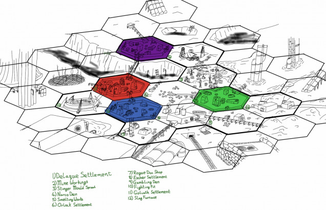 As I’ll be Arbitrating the upcoming campaign at my club, I’ve decided to make a map for it.