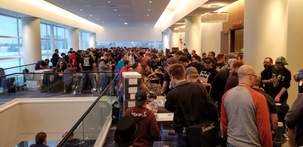 Shame only a few people showed up for Bits Trading