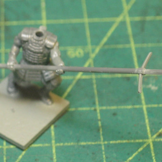 Making Jumonji Yari using spare bits from my Ashigaru plastic sprues.