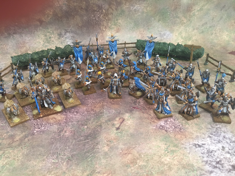 My massed forces of Basilea (4 months=done .. yay me) The Basileans are preparing for war ... or alternately they are just an 