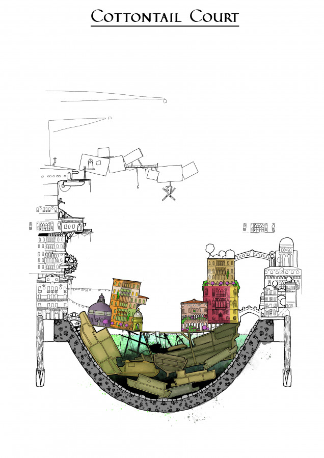 Been working on the third map for a personal project I've been working on. It's a busy Venice style canal city with a slum below water level in the husks of sunken ships.