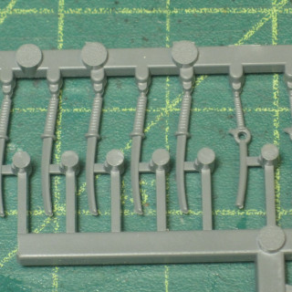 Making Jumonji Yari using spare bits from my Ashigaru plastic sprues.