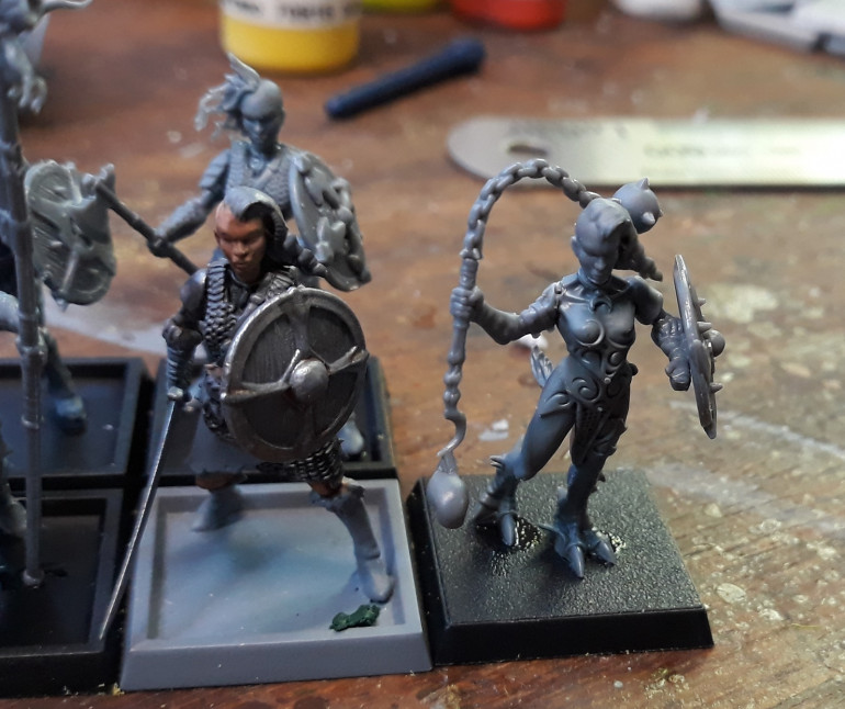 Converted Daemonette on the right.