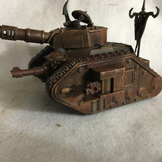 Leman Russ Battle Tank: heavy weathering