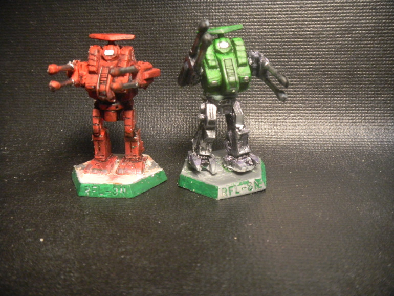 Swap look very cool compared to the original plastic mech.