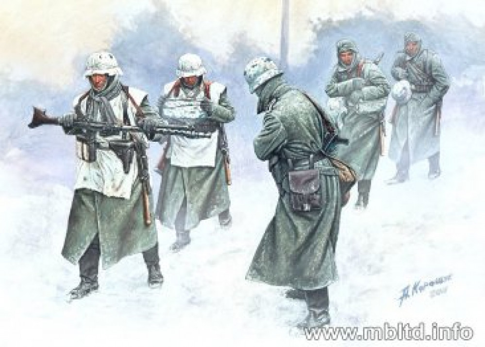 Civs 28mm WW2 Winter Germans - Escalation League