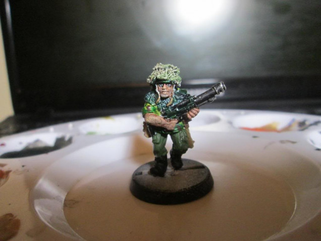 starting off with a infantry foot slogger, the main look for my guard will be cold war British army so be that B.A.O.R or Falklands era, so 68 pattern camo that type of thing. 