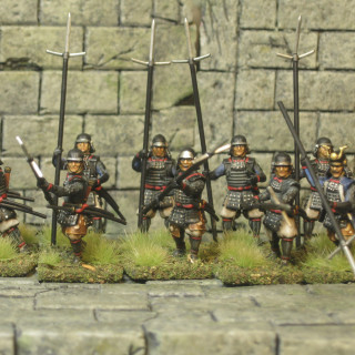 10 bodyguards for Uesugi are painted.