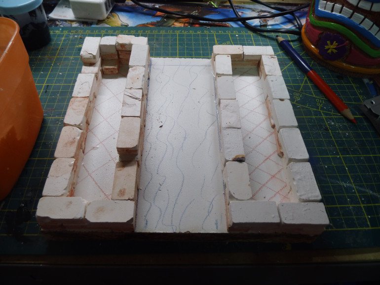 Plans for a tile with river section