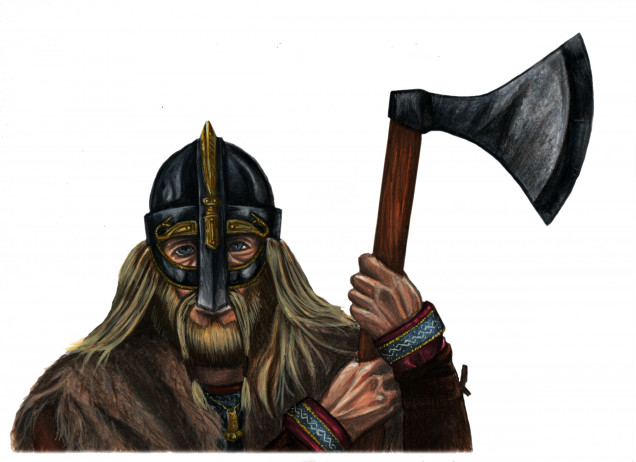 Viking with Dane Axe