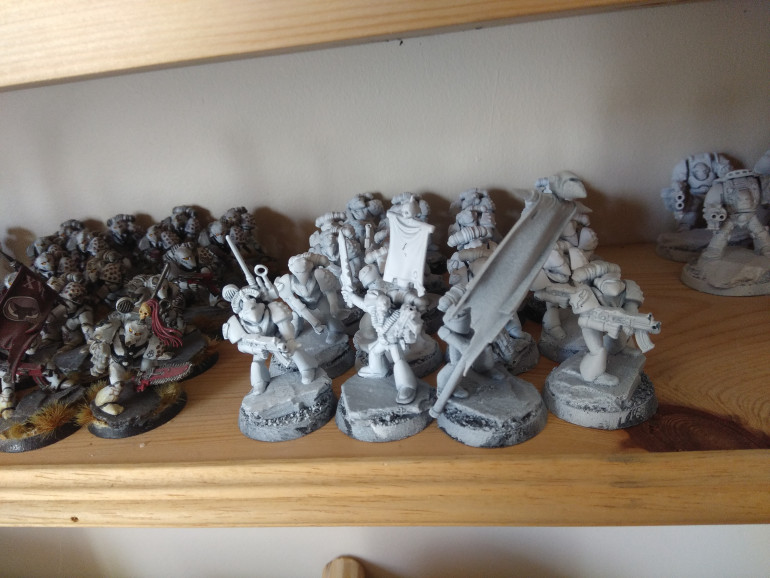 Luna Wolves Assault,Breacher and Troop squads