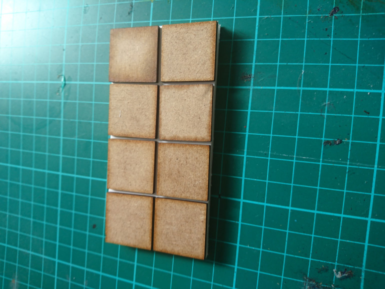 A 2x4 tile