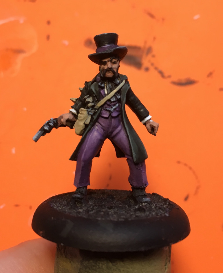 The first gentlemen, armed with pistol and anti vampire kit