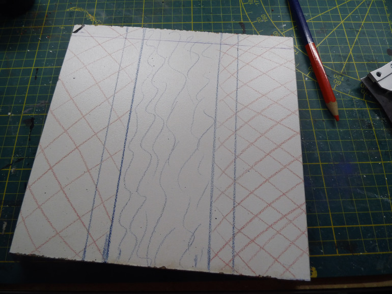 Plans for a tile with river section