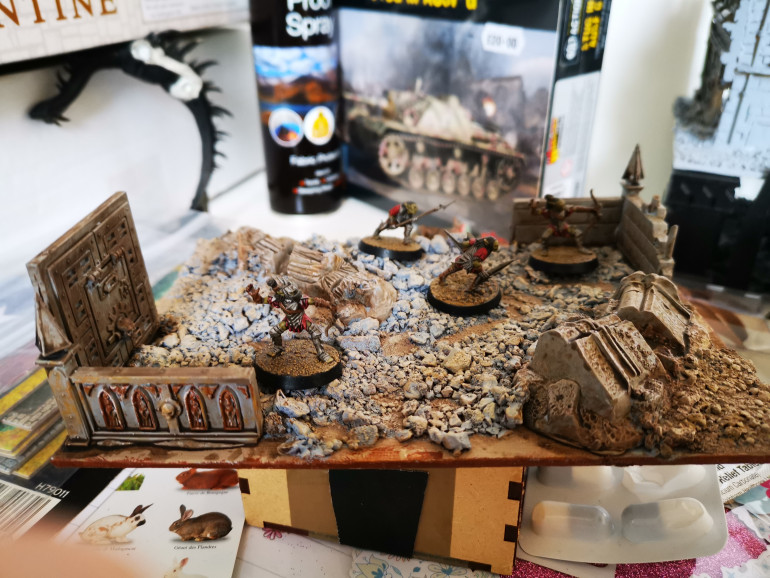 Some quick terrain pieces