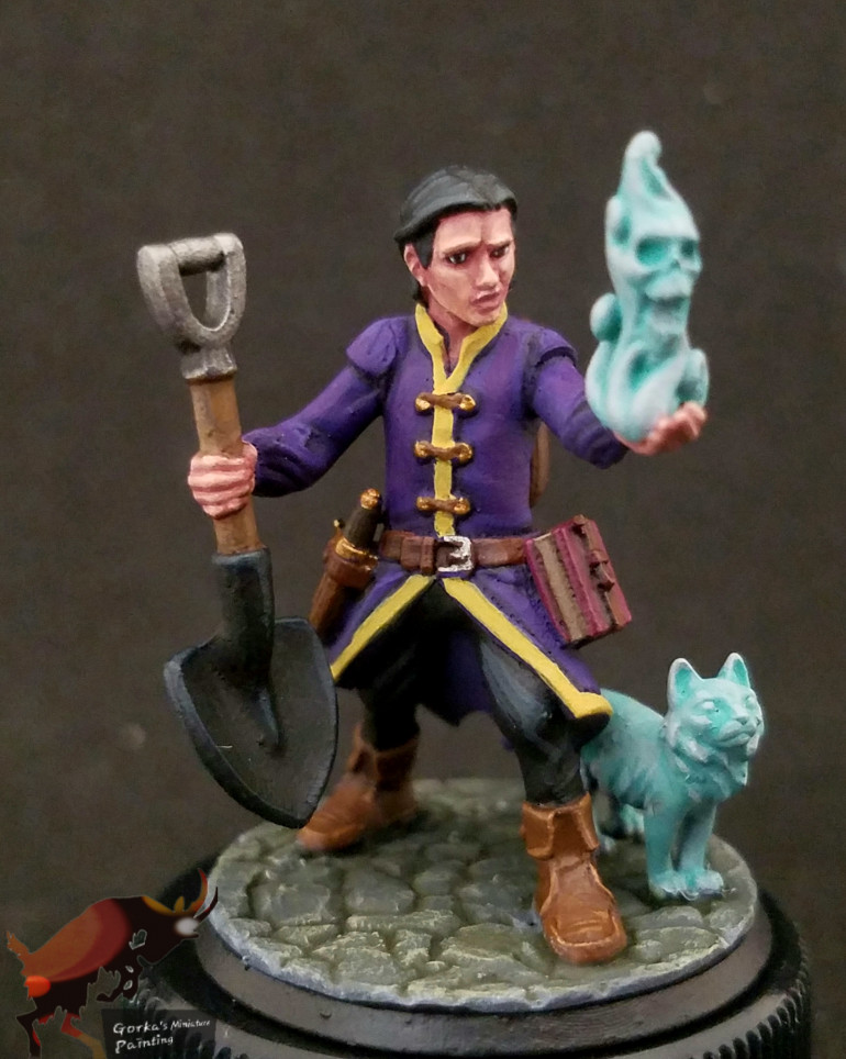 Necromancer, pirate and marble