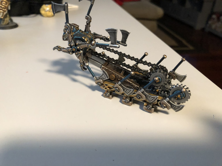 Partially assembled goblin hewer