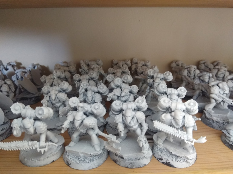 Luna Wolves Assault,Breacher and Troop squads