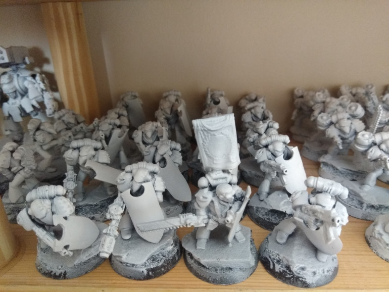 Luna Wolves Assault,Breacher and Troop squads