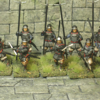 10 bodyguards for Uesugi are painted.