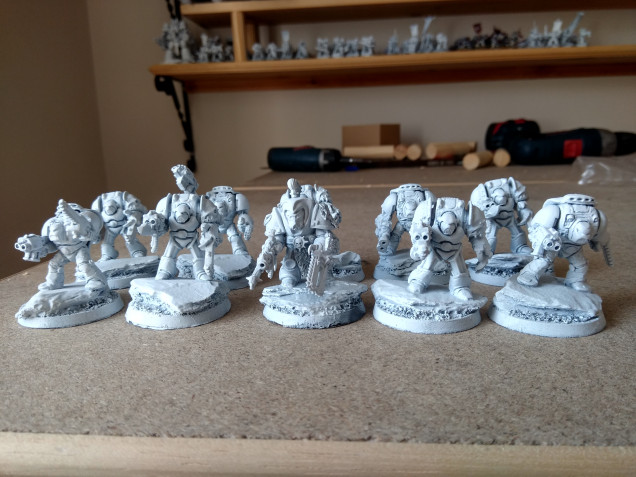 Luna Wolves Terminator Squad