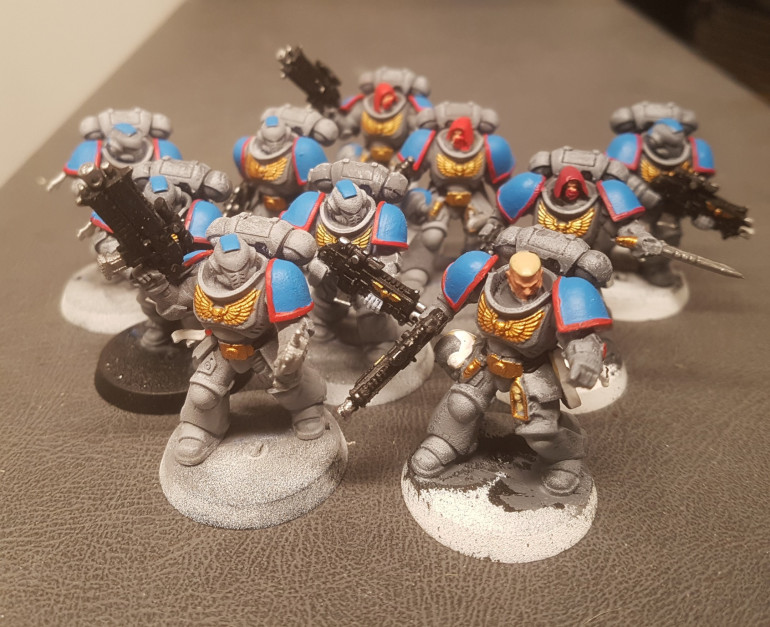 First Squad, Third Company Lead by Brother Sergeant Ernst 
