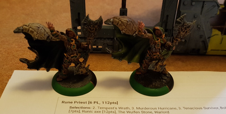 Blackclad Wayfarers standing in for Rune Priests
