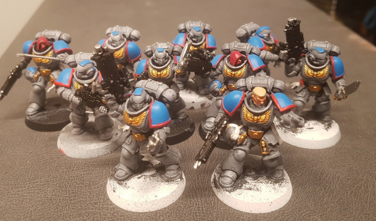 Third Squad, Third Company Lead by Brother Sergeant Becker