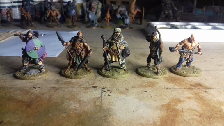 Some figures from an on hold Symbaroum project, will be able to use them in both projects once finished painting.