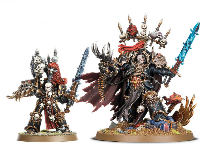 First of all lets look at the new model.... seriously after 20 years what has Abaddon been doing!!? Kicking ass and gaining mass by the looks of things, the old model in comparison just looks a bit lame... my mission is to jazz him up a bit.