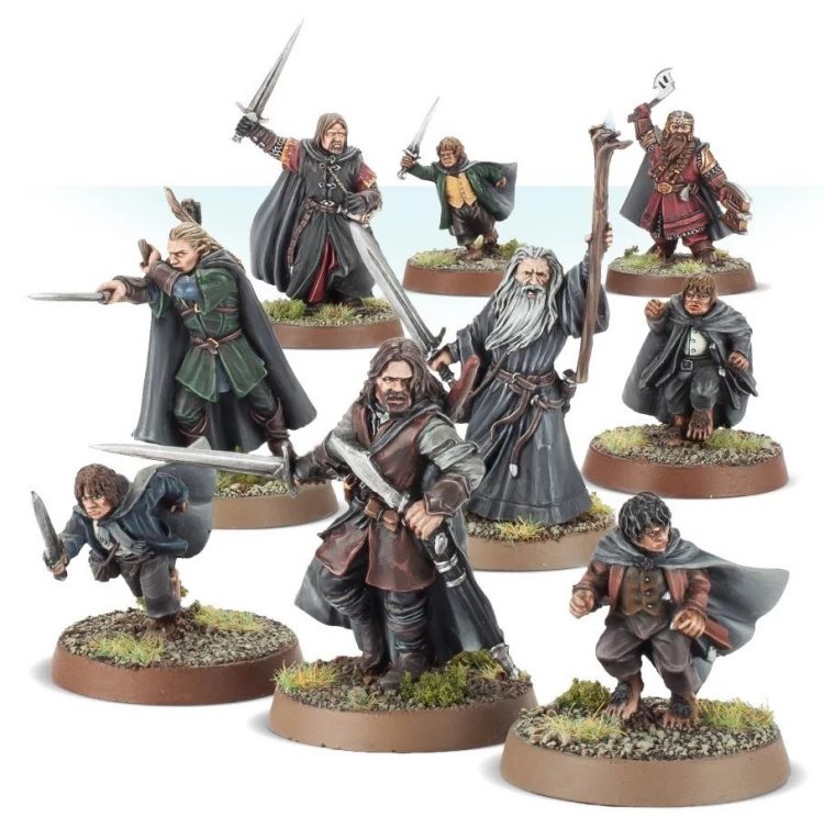 the fellowship of the ring miniatures