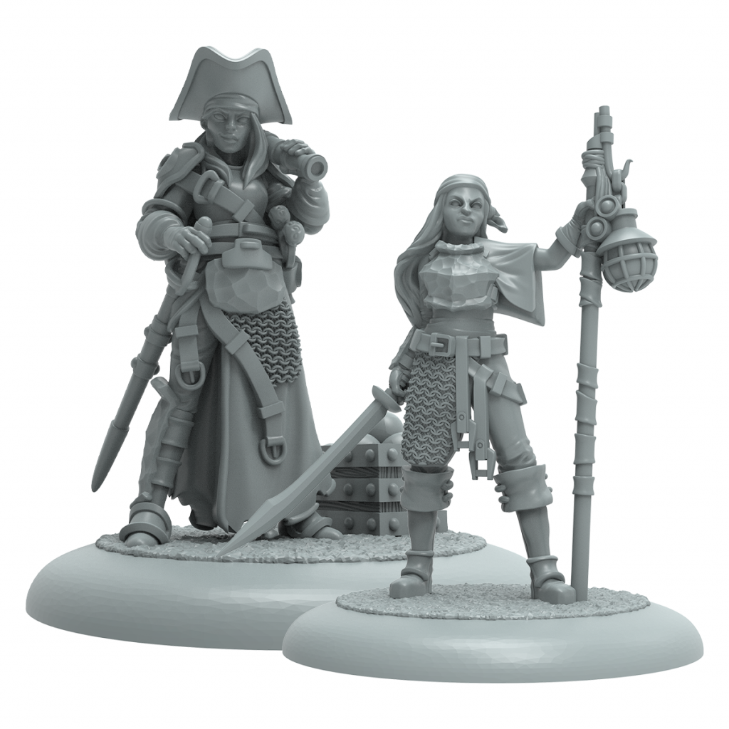 Culverin The Silver Admiral & Cutlass Sly Privateer - Steamforged Games