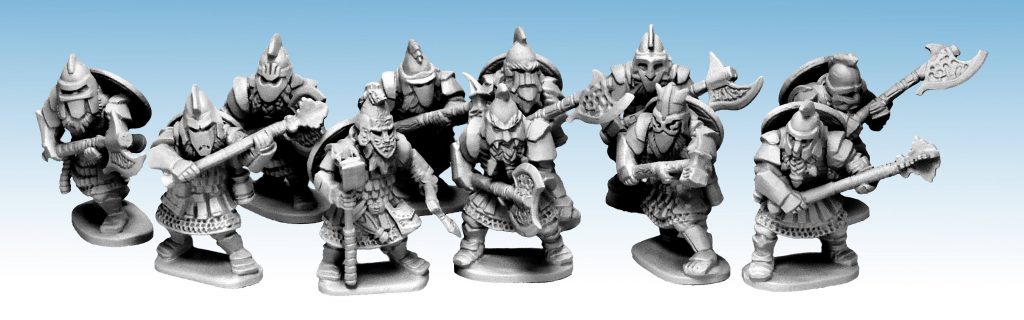 Dwarf Heavy Infantry Models - Oathmark
