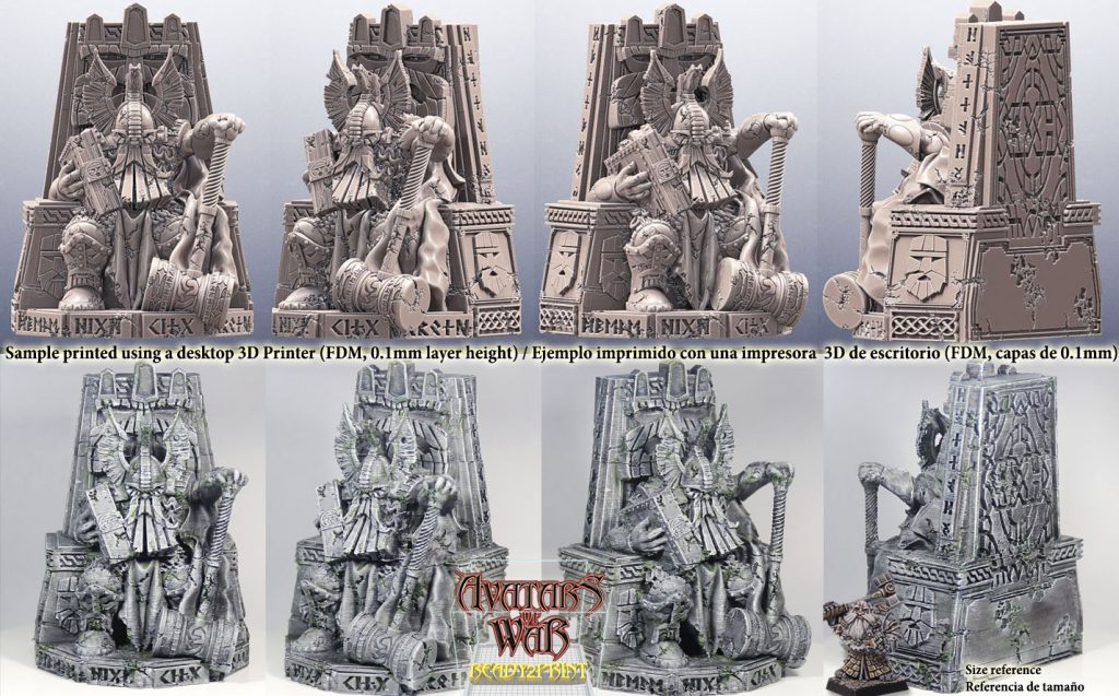 Dwarf King Statue - Avatars Of War