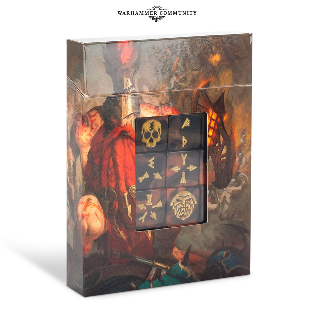 Games Workshop Dice Pack Fyreslayers Warhammer AOS NEW ユニセックス-