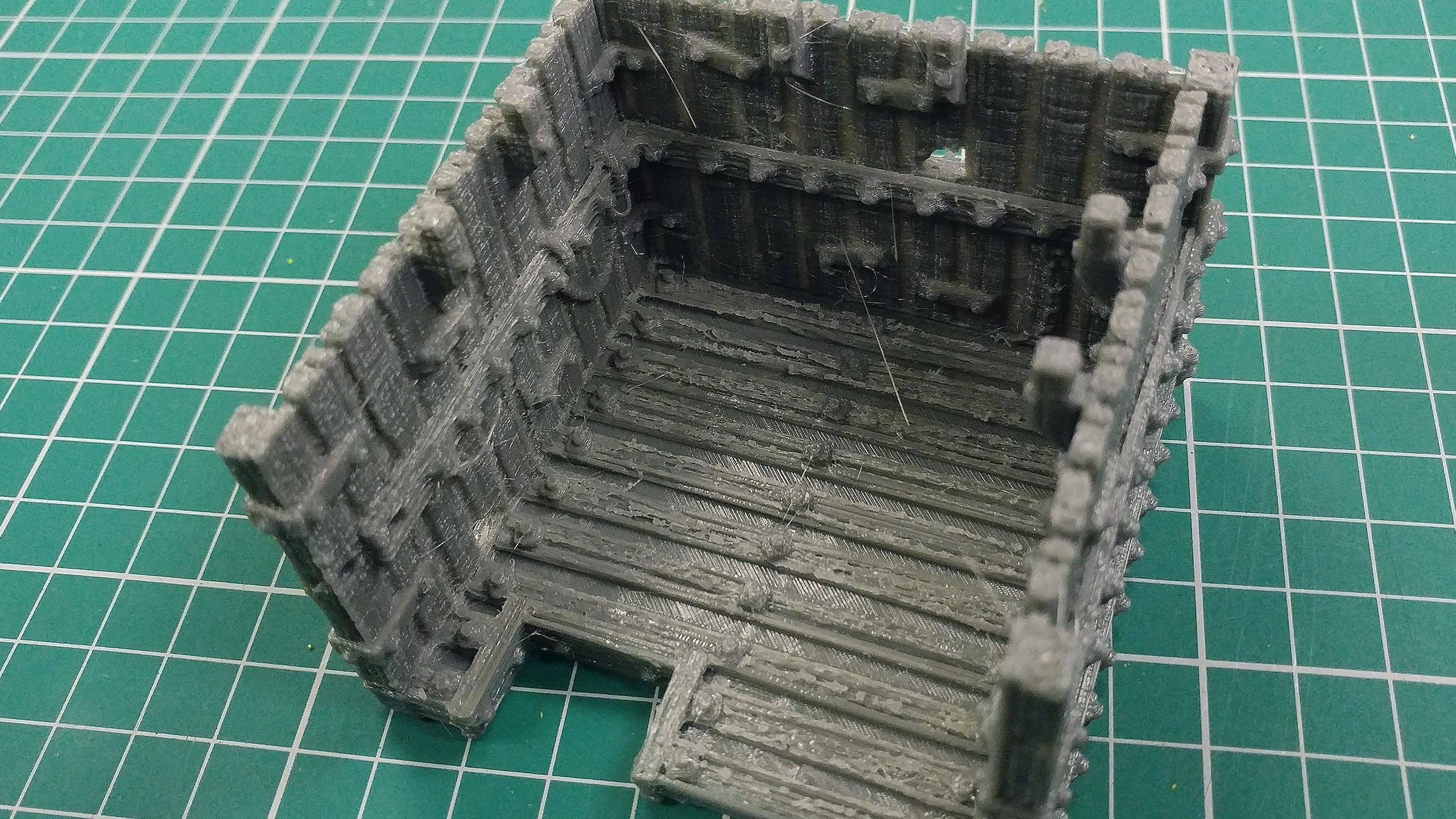 Hobby Lab Siege Tower - Finished Prints - A Little Stringing