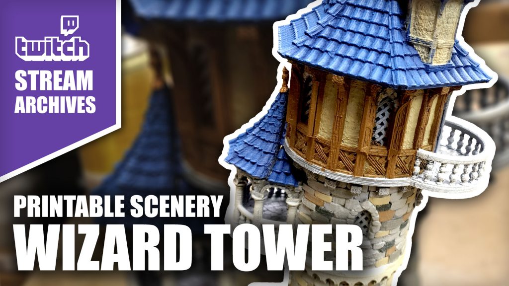 Stream Archives: Printable Scenery - Wizard Tower