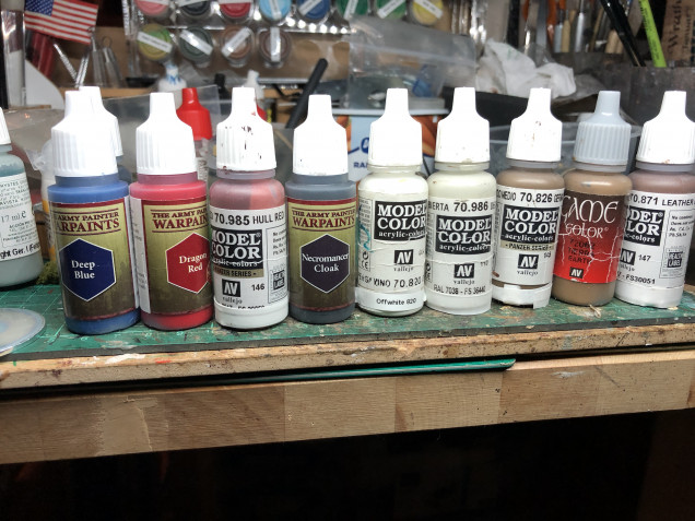 Paints used